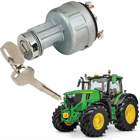 Ignition Switch with 2 Keys, Key Switch 08086‑10000 Replacement for JD 650 750 850 900 (HC) 950 1050 1250 1450