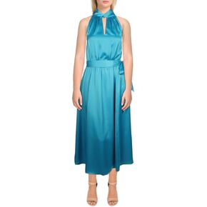 Anne Klein Women's Twist Neck Halter Midi