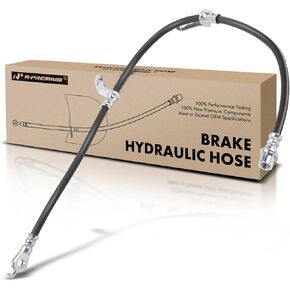 A-Premium Front Driver Brake Hydraulic Hose Compatible with Select Toyota and Lexus Models - Prius 2010-2015, Prius Plug-In 2012-2015, CT200h 2011-2017, 1.8L - Replace# 9094702F84