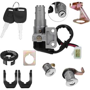 Ignition Key Set Key Switch Replacement for VIP Champion GMI 102 Chinese Scooter 4 Stroke 49.5cc 150cc