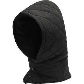ZLYC Women Windproof Winter Hats Down Hooded Scarf Balaclava Beanie Warm Skull Cap