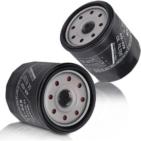 69J-13440-04-00 Oil Filter 69J-13440-03-00 for Yamaha Outboard Motor F150 F175 F200 F225 F250 Sport Boat AR SX Wake Center Consoles FSH 190 195 222 252 255 Deluxe FX HO Cruise VX, 2PCS