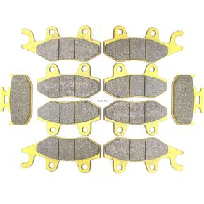 Front Rear Brake Pads Parking Brakes for Yamaha Rhino 700 YXR700 2008 2009 2010 2011 2012 2013 FA135 FA165 FA497 MC0017
