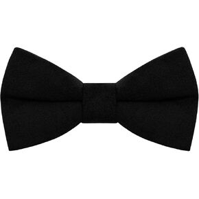 Velvet Bow Ties for Boys, Toddler Kids Bow Tie Solid Color Bowtie Adjustable Pre-Tied Bowties for School Party Prom