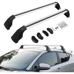 Roof Rack Cross Bars fit for Toyota C-HR CHR 2017-2023 Cargo Carrier Bag Luggage Kayak Canoe Bike Snowboard Skiboard