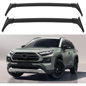 OCPTY Roof Rack Cross Bars For Toyota RAV4 2019-2023 Luggage Racks Rooftop Cargo Carrier Bag Luggage Kayak Canoe Bike Snowboard