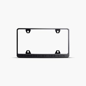 Tesla Powered by The Sun License Plate Frame (Model S,3,X,Y)