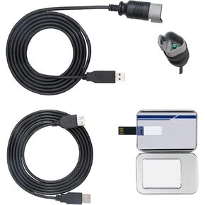 Diagnostic Tool Scanner KIT with Chip FT232RL Compatible with All Models Evinrude E-TEC, FICHT, DI 1999-2020, G2 Outboard Boat Marine Engines, Ytpoools