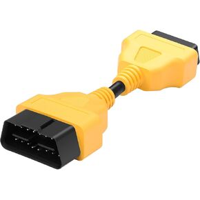 CERRXIAN OBD II OBD2 16Pin Male to Female Diagnostic Universal Convert Extension Cable Adapter (13cm/5.11inch)