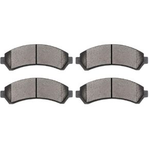 SCITOO D726 Front Ceramic Brake Pads Sets Fit For Chevy Blazer 97-05,For Chevy S10 98-04,For GMC Jimmy 97-05,For GMC Sonoma 98-04,For Isuzu Hombre 98-00,For Oldsmobile Bravada 97-01