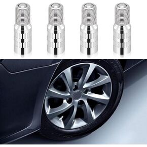 4 قطع وصلات جذعية لأغطية الصمامات، موسعات جذعية صمام السيارة، موسعات صمام الإطارات المعدنية 25 مم، وصلة تمديد صمام الإطارات لخرطوم تمديد غطاء عجلة السيارة والشاحنة والقافلة in Kuwait