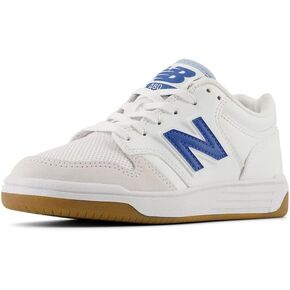 New Balance Kids 480 V1 Lace-up Sneaker, Team Red/White, 1.5 Wide US Unisex Little