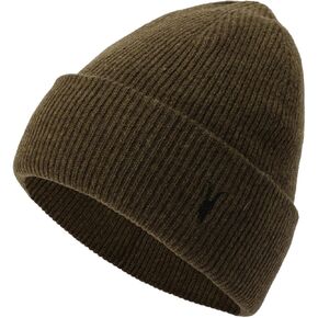 AllSaints Men's Ramskull Embroidered Beanie