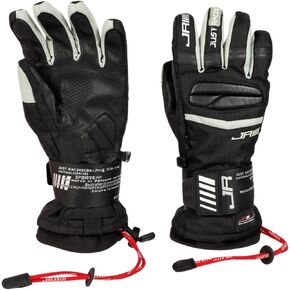 Waterproof Ski Gloves Women & Men with Quadruple Layer Protection, Thinsulate Insulation & EVA Anti-Collision, Breathable & Warm, Snow Stopper Wristband, Anti-Lost Rope & Zippered Pockets