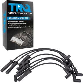 TRQ Spark Plug Wire Set Compatible with 1987-1990 Jeep Cherokee Comanche Wagoneer