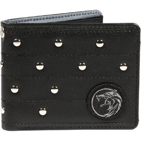 JINX Netflix's The Witcher Armored Up Bi-Fold Wallet, Black, Standard Size
