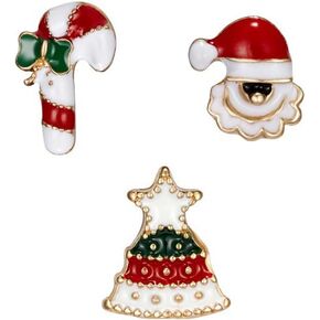 Christmas Brooches for Women Rhinestone Christmas Brooch Pin for Costume Accessories Christmas Gifts for Wife Mom Sister