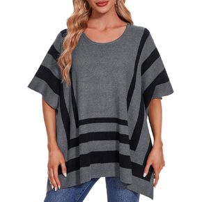 بلوفر جاكار نسائي من PULI سترة شال أنيقة تلتف سترات دافئة للسفر لخريف وشتاء in Kuwait