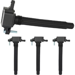 ECCPP Ignition Coil Pack of 4 UF751,for Chrysler,for Dodge,for Fiat,for Jeep 200 Dart Zephyr 500X Cherokee Compass 2.4L UF751