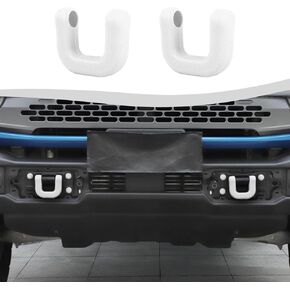 Bumper Tow Hook Covers Compatible with Ford Bronco 2021-2024+Exterior Accessories(Purple)