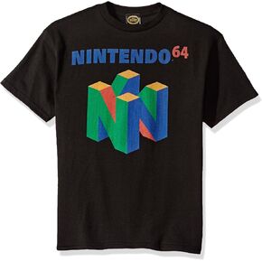 Nintendo Boys' 64 N64 Logo Graphic T-shirt