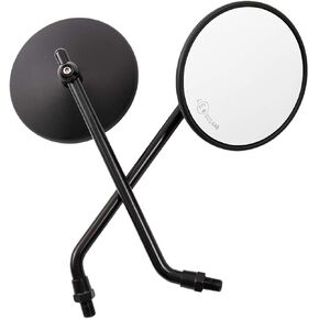 Motorcycle Side Mirror Round Universal CNC Aluminum Rear View Mirror for Motorcycle Bike Cafe Racer Chopper Bobber