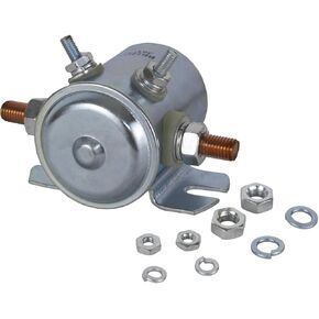 RAREELECTRICAL New 12 Volt Continuous Solenoid Compatible With Golf Cart Marine Winch Heavy Duty By Part Numbers 1114208 Sas4202 1114218 5117340 Swx88 15-88 Swx-88 15-132 15-108 502265300 Swx88 15-88