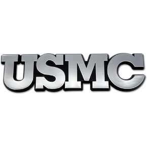 Elektroplate Officially Licensed USMC Marines OEM Chrome Emblem for Cars, Trucks, and All Auto | Universal Fit at 1.2" x 4.0" | Weatherproof