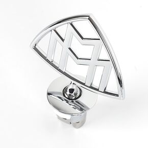 Hood Ament for Maybach Hood Emblem Badge for S400 S450 S500 S550 S560 S580 S600 S650 S Class W221 W222 W223 Accessories, Silver, MAB168