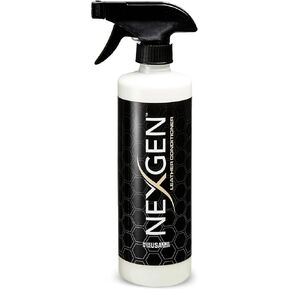 Nexgen Car Leather Conditioner - Quick Spray Interior Conditioner and Leather Restorer - Gentle Liquid Formula, Multi-purpose Leather Conditioner For Car Interior, Couch, Boots, Purses, & More (16 Oz)