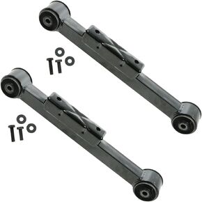 TRQ Rear Lower Control Arm Set Compatible with 2002-2007 Jeep Liberty