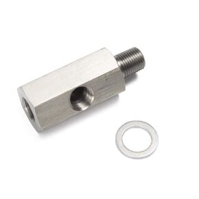TK-CGQ200 NPT Fitting Male to Female 1/8" to M10X1.0 Adapter Turbo Oil Pressure Sensor Gauge