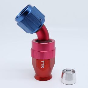 AN-10 10AN AN10 Straight PTFE Type Reusable Swivel Fitting Hose End for AN10 PTFE Fuel Hose 80-001-10