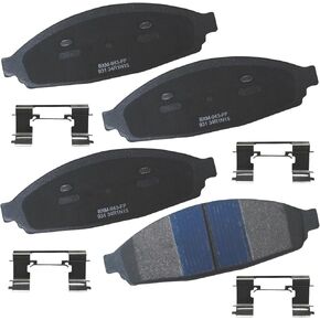 Bendix Premium SBM931 Semi-Metallic Front Brake Pads for Ford Crown Victoria 2011-2003, Grand Marquis 2004-2003, Lincoln Town Car 2011-2003, Mercury Grand Marquis 2011-2003, Marauder 2004-2003