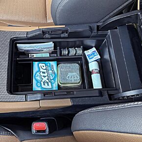 Center Console Organizer Tray Compatible with Toyota Venza 2021 2022 2023 2024 Accessories, Insert Armrest Storage Box Middle Console Organizer Compartment Tray