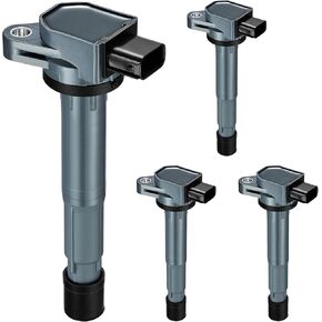 Set of 4 UF417 Ignition Coil Pack Compatible With 2007 2008 2009 2010 2011 2012 Acu-ra RDX 2.3L L4 & 2004 2005 2006 2007 2008 Acu-ra TSX 2.4L L4 Replacement UF417 52-1781 30520-PNC-004
