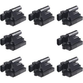 JDMON Ignition Coil Pack Compatible with Chevy Silverado 1500 2500 Tahoe Avalanche Suburban Express GMC Sierra Savana Yukon Cadillac Escalade Replaces 12558693 GN10298 C1208 D581 Pack of 8