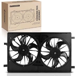 A-Premium Engine Radiator Cooling Fan Assembly Compatible with Select Jeep & Chrysler & Dodge Models - Compass/Patriot 2007-2017, 200 2011-2014, Sebring 2007-2010, Avenger 2008-2014, Caliber 2007-2012