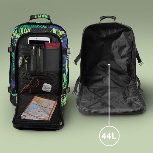 Metz 44L Travel Backpack Carry on Luggage Sized 55x40x20cm (22x16x8) Lightweight in Saudi Arabia