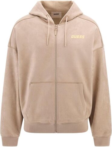 GUESS Men's Daril Zipped Hoodie Sweatshirt in Kuwait