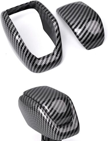 Suitable for RAV4 Highlander and Hybrid Models, Gear Cover Decoration, Shift Handle Interior Accessories, Automotive Supplies (Simulated Carbon Finish) in Saudi Arabia