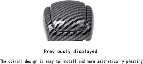 Suitable for RAV4 Highlander and Hybrid Models, Gear Cover Decoration, Shift Handle Interior Accessories, Automotive Supplies (Simulated Carbon Finish) in Saudi Arabia
