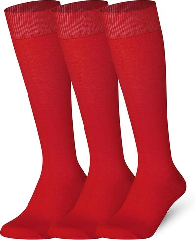 Mysocks Unisex 3 Pairs Knee High Plain Socks in Kuwait