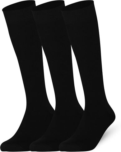 Mysocks Unisex 3 Pairs Knee High Plain Socks in Kuwait