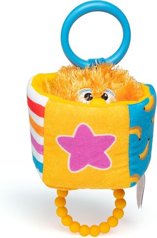 Ms. Rachel Official Sensory Take-Along Toy, Baby Swing & Baby Stroller Teething Toys with Rattle & Clip, Toddler Toys for Girls & Boys for Ages 0-1+ in Saudi Arabia