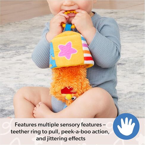 Ms. Rachel Official Sensory Take-Along Toy, Baby Swing & Baby Stroller Teething Toys with Rattle & Clip, Toddler Toys for Girls & Boys for Ages 0-1+ in Saudi Arabia