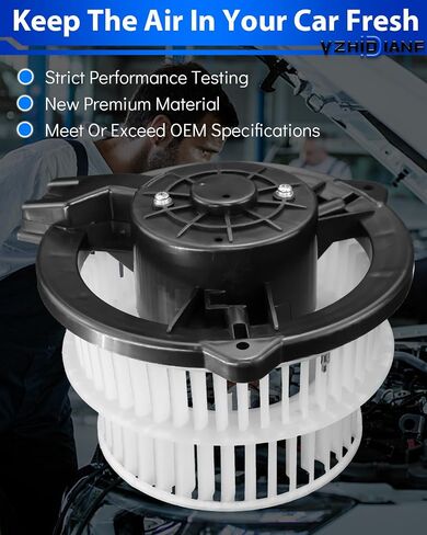 محرك منفاخ التيار المتردد 700153 محركات منفاخ سخان HVAC مع قفص مروحة لـ: -Toyota Prius 2001 2002 2003 2004 2005 2006 2007 2008 2009 - يستبدل 87130-47091، 3010092، PM9249، 75774، 87103-47020 in Saudi Arabia