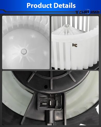 محرك منفاخ التيار المتردد 700153 محركات منفاخ سخان HVAC مع قفص مروحة لـ: -Toyota Prius 2001 2002 2003 2004 2005 2006 2007 2008 2009 - يستبدل 87130-47091، 3010092، PM9249، 75774، 87103-47020 in Saudi Arabia
