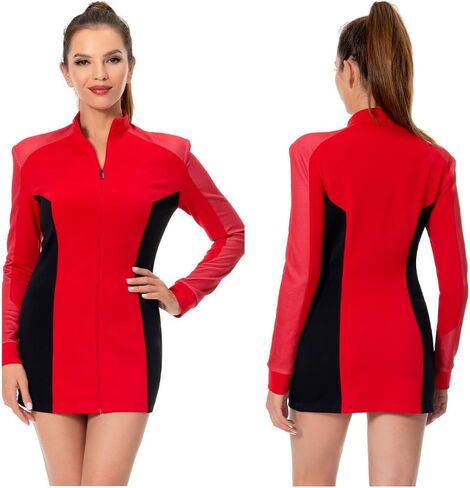 Women Cosplay Uniform Jacket Costume Halloween Outfit Suit Slim Fit Top Shirt in Kuwait