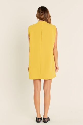 English Factory Women's Mock Neck Sleeveless Shift Dress in Saudi Arabia